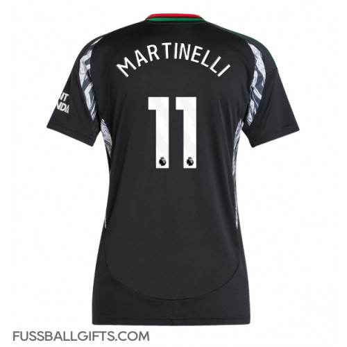 Arsenal Gabriel Martinelli #11 Fußballbekleidung Auswärtstrikot Damen 2024-25 Kurzarm